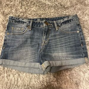 Mossimo cuffed jean shorts